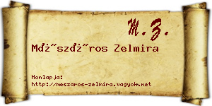 Mészáros Zelmira névjegykártya